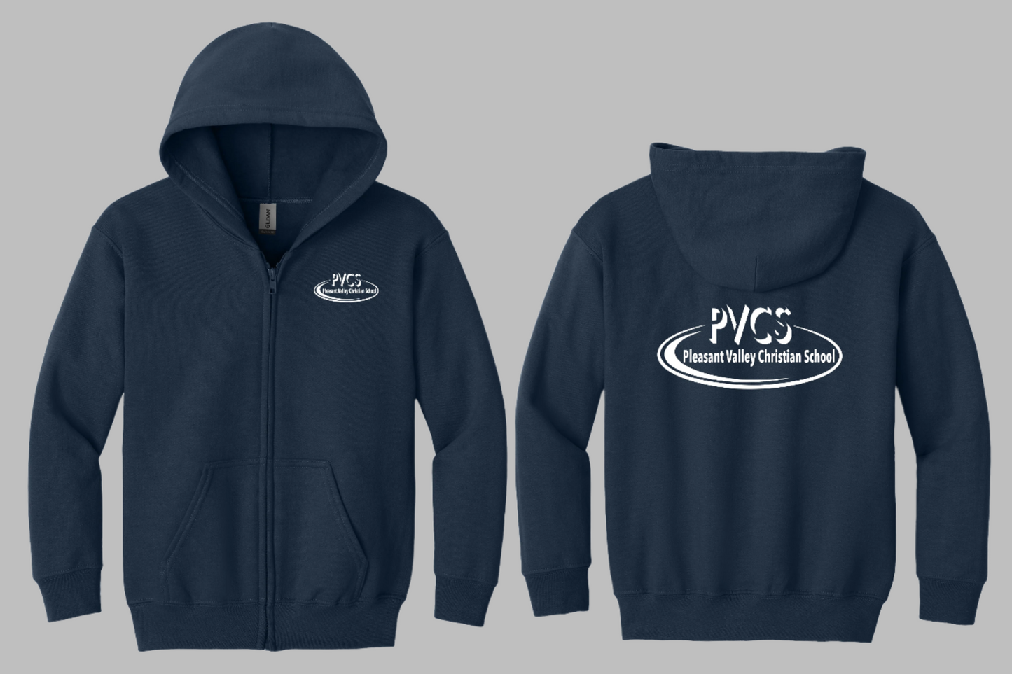 PVCS Youth Zip Up Hoodie